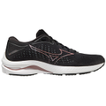 Mizuno Womens Wave Rider 25 Running Atheltic Runner Shoes Sneakers - Black/Pink