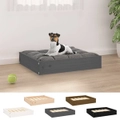 Solid Wood Pine Dog Bed Wooden Puppy Couch Pet Supply Multi Colours vidaXL