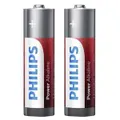 2PK Philips LR6P2B/97 AA Power Alkaline Battery LR6 1.5V Long Lasting Batteries