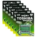6x 4pc Toshiba 1.5V Super Heavy Duty AAA R03 Lasting Cylindrical Batteries
