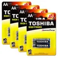 8pc Toshiba Alkaline AA Battery 1.5V Leakage Resistant No Mercury & Cadmium