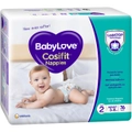 BabyLove Cosifit Infant Nappies Size 2 (3-8kg) 76 pack