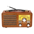 Portable Vintage Classic AM/FM/SW Bluetooth Radio Built-in Rechargeable Battery