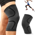 1 Only Knee Support Brace Compression Sleeve Arthritis Pain Relief Gym Sports Running Size XXL