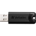 Verbatim Pinstripe Microban 128GB USB 3.0 Memory Stick Drive For PC/Laptop Black