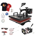 15"x15" 5 In 1 Heat Press Machine Multifunction Heat Transfor Machine for T-shirts Cups Plates Hats