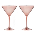 Tempa Aurora - Rose Martini Glass 2 Pack