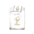 Looney Tunes 'Oh hello' Tweety Bird Quilt Cover Set for Cot or Toddler Bed