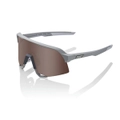 100% S3 Bike Eyewear - Soft Tact Stone Grey - Hiper Crimson Silver