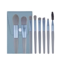 8pcs Makeup Brush Set Foundation Blusher Cosmetic Brushes Blue