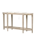 Belle Corfu Marble Oval Console