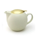 Zero Japan - Gelato Vanilla Universal Teapot 450ml with Gold Lid