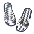 Nevenka Womens Summer Open Toe House Slippers Bedroom Comfortable Shoes-Navy