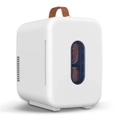 Advwin 10L Portable Mini Fridge, Compact Car Refrigerator Skincare Fridge for Bedroom, White