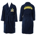 North QLD Queensland Cowboys NRL Youth Kids Dressing Gown Robe Size 10-12