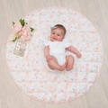 Lolli Living - Round Play Mat with Milestone Cards - Meadow