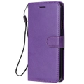 Anymob Motorola Purple Flip Leather Case Luxury Retro Book Wallet Mobile Phone Bag