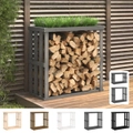 Solid Wood Pine Outdoor Log Holder Storage 108x52x106 cm/108x52x74 cm vidaXL