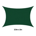 H&G Shade Sail Rectangle Forest Green, 2.5x2m
