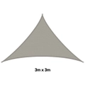 H&G Shade Sail Triangle Sandstone, 3x3m
