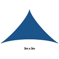H&G Shade Sail Triangle Ocean, 3x3m