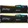 Kingston Fury RGB Beast 32GB DDR5 RGB Desktop RAM Kit 2x 16GB - 5200MT/s - CL36 [KF552C36BBEAK2-32]