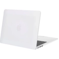 Apple 13.6" MacBook Air 2022-2024 Matte Rubberized Hard Shell Case Cover - Matte White, For Models: A2681 M2, A3113 M3 [NBAOEM0160]