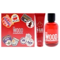 Red Wood by Dsquared2 for Women - 2 Pc Gift Set 3.4oz EDT Spray, 5.0oz Perfumed Body Lotion