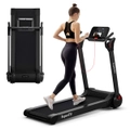 Costway Folding Electric Treadmill 2.25HP Jogging Walking Running Machine Fitness Equipment w/LED Display Black