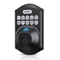 Fingerprint Door Lock - TEEHO TE002 Keyless Entry Door Lock Deadbolt - Electronic Door Lock with Keypad - Combination Door Lock - Easy Installation -Matte Black