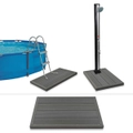 Floor Element for Solar Shower Pool Ladder WPCvidaXL