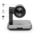 YEALINK UVC84 Video Conference Camera for Medium and Large Room, True 4K Ultra HD Video, 12x optical and 3x digital zoom, 80 degrees of field of view