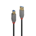 Lindy 1m USB3 A-B Cable Anthra Line [36741]