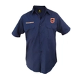 St George Illawarra Dragons NRL Button up Work Shirt Short Sleeve Navy