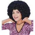 Afro Clown/Sports African Wig Adult Dress Up Party Costume Hair Accessory Black
