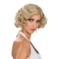 Blonde Flapper Wig Wavy Hair Dress Up Adult/Women 40s Party Costume Accessory