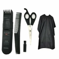 4Pcs Electric Hair Clippers Men Clipper Trimmer Haircut & 1Pc Hairdressing Cape