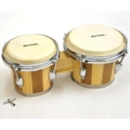 Bongos - Wooden Tunable Two Tone Natural
