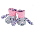 Bunny Booties - Organic Patterned Booties - Apple Park