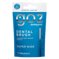 GO2 Dentagenie Dental Brushes Cleans Between Teeth. Size 5 for Large Gaps. Earth Lovin'.