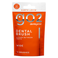 GO2 Dentagenie Dental Brushes Cleans Between Teeth. Size 4 for Medium to Large Gaps. Earth Lovin'.