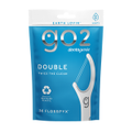 GO2 Dentagenie Double Flosspyx - Twice the Clean. Earth Lovin'. Minty flavour. 36 Flosspyx