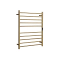 HOTWIRE Hotwire Heated Towel Rail - Round Bar (H900mmxW700mm) with Timer - Gold
