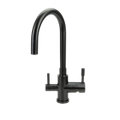 SWEDIA Otto - Stainless Steel Kitchen Mixer Tap with Filtered Water Outlet - Satin Black Finish