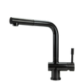 SWEDIA Sigge - Stainless Steel Kitchen Mixer Tap With Pull-Out - Satin Black Finish