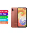 Samsung Galaxy A04 Dual SIM (3GB RAM, 32GB, Copper) - BRAND NEW