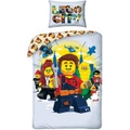 Kids Lego City Quilt Cover Set - Single Bed