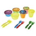 12pc The First Years Take & Toss Baby Cup/Bowl/Cutlery Kids/Children's Set 6m+