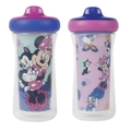 2pc Disney Junior Minnie Mouse 9oz/266ml Toddler Insulated Sippy Cup Set 9m+