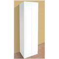 800*598*2200mm Polyurethane Pantry White Cabinet Finger Pull Two door